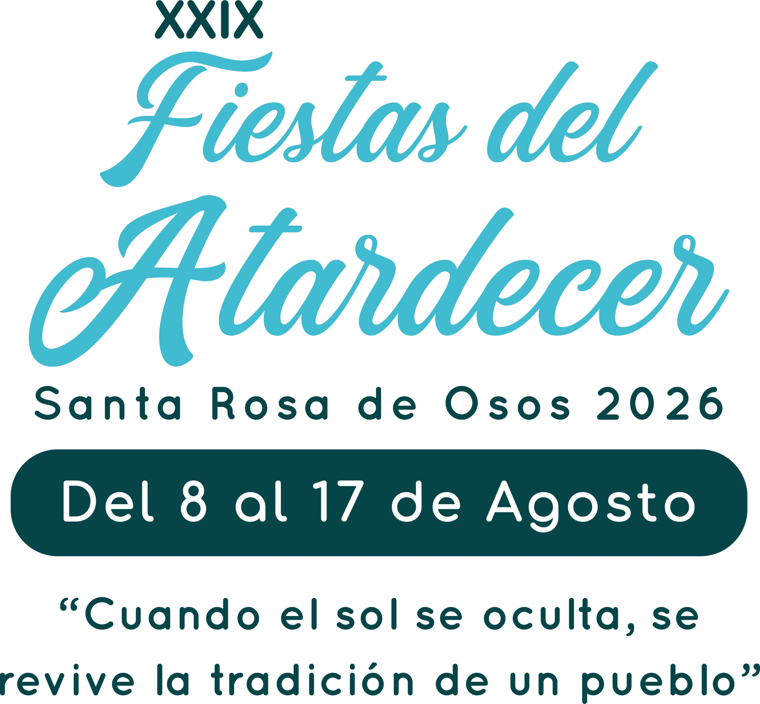 Logo Fiestas del Atardecer 2026
